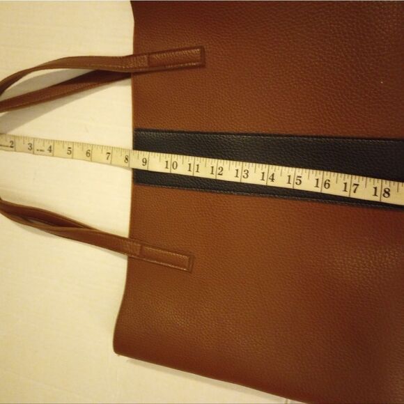 Vince Camuto Color block vegan leather envelope style tote - Picture 8 of 9